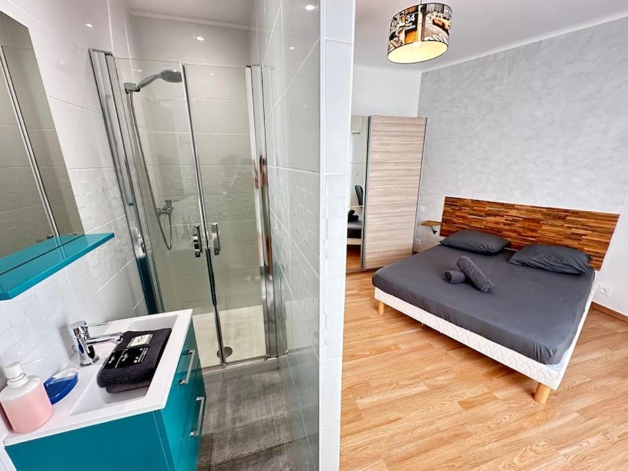 Appartement Avec 4 Chambres Doubles - Proche De La Mer, Des Transports Et De La Promenade Des Anglais Ницца Экстерьер фото