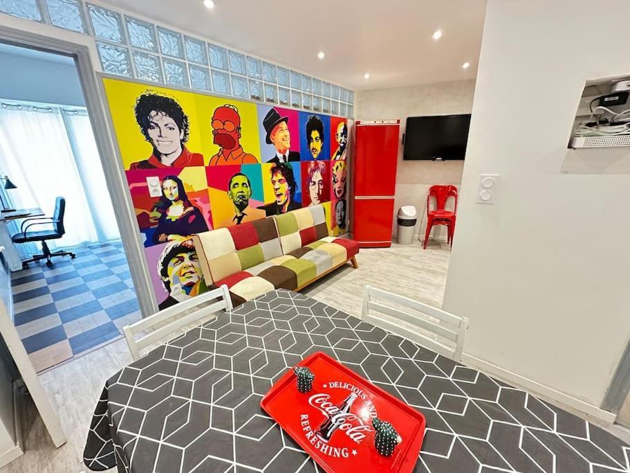 Appartement Avec 4 Chambres Doubles - Proche De La Mer, Des Transports Et De La Promenade Des Anglais Ницца Экстерьер фото